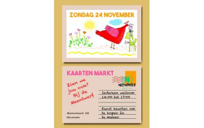 Zondag 24 november Kaartenmarkt